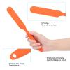 Wax Spatula, Silicone Reusable Hair Removal Waxing Applicator Scraper for Home Salon Wax Warmer(Orange) view 3
