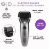 StyleCraft Ace Mens Electric Cordless Wet/Dry Shaver with Precision Foil Shaver, Triple Shave System with LCD Display, Smart Contour view 2