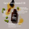Cliganic Pure Vitamin E Oil for Skin, Scars, Hair & Face - 120,000 IU, Non-GMO Verified | Natural D-Alpha Tocopherol view 3