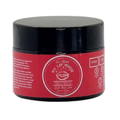 911 Lip Rescue All Natural, moisturizing, lip scrub
