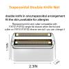 2 Pack Shaver Replacement Foil and Cutters Compatible with BaBylissPRO Double FXFS2 Metal Shaver foil Replacement,Silver view 2