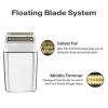 2 Pack Shaver Replacement Foil and Cutters Compatible with BaBylissPRO Double FXFS2 Metal Shaver foil Replacement,Silver view 4