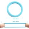 100 Pcs Thick Seamless Spring Hair Ties, Ponytail Holders Hair Accessories No Damage for Thick Hair Christmas Gift(Spring Colors) view 4