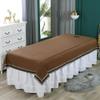 Exquisite Living Room Bed Sheet for Beauty Salon Modern Easy to Clean Beauty Salon Massage Table Bed Sheet Elegant Living Room Bed Cover for Salon Massage Bed Set Massage Parlor Be-I L200xw80cm view 1