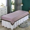 Exquisite Living Room Bed Sheet for Beauty Salon Modern Easy to Clean Beauty Salon Massage Table Bed Sheet Elegant Living Room Bed Cover for Salon Massage Bed Set Massage Parlor Be-D L245xw135cm view 1
