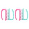Beaupretty 4pcs Nail Cleaning Brush Ergonomic Design for Manicure Dust Removal for Home Salon Use Random Colors Included Essential Nail Art Tools view 1
