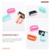 Beaupretty 4pcs Nail Cleaning Brush Ergonomic Design for Manicure Dust Removal for Home Salon Use Random Colors Included Essential Nail Art Tools view 3