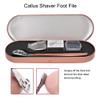 HURRISE Callus Remover for Feet, Hand Shaver Set Pedicure Tool (Rose Gold) view 4