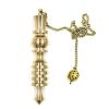 Brass Dowsing Pendulum Reiki Balancing Chakras, Aura Cleansing, Water Divining, Ghost Hunting, Meditation Chi (coppery) view 1