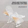 Artist hand Massage Table Facial Bed Massage Bed for Eyelash Extensions Salon Chair with Tray,Split Footrests(White) view 4