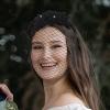 FOMIYES Elegant Bridal Veil Headband Black Mesh Veil Hair Accessory for Wedding view 3