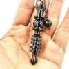 Brass Dowsing Pendulum Reiki Balancing Chakras, Aura Cleansing, Water Divining, Ghost Hunting, Meditation Chi (Black) view 2