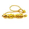 Brass Dowsing Pendulum Reiki Balancing Chakras, Aura Cleansing, Water Divining, Ghost Hunting, Meditation Chi (Gold) view 1