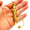 Brass Dowsing Pendulum Reiki Balancing Chakras, Aura Cleansing, Water Divining, Ghost Hunting, Meditation Chi (Gold) view 3