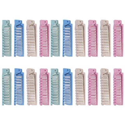 Healeved 20pcs Portable Outdoor Folding Hair Combs for Travel Massaging and Smoothing Professional Hair Styling Combs for Camping and Daily Use Random Style
