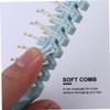 Healeved 20pcs Portable Outdoor Folding Hair Combs for Travel Massaging and Smoothing Professional Hair Styling Combs for Camping and Daily Use Random Style view 4