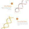 KALLORY 30pcs Spiral Hairpin Bun Maker Durable Hair Clips for Diy Hairstyles Invisible Twists for Women Girls and Brides view 3