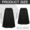 Janmercy 16 Pcs Disposable Spa Wraps for Women with Adjustable Closure Non Woven Towel Sweat Steaming Salon Bathrobe(Black) view 2