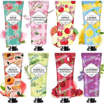 8 Pack Hand Cream Gift Set,Stocking Stuffers for Teen Girls,Christmas Gifts for Women,Mini Travel Size Lotion for Teacher Appreciation Gifts,Hand Lotionfor Dry Cracked Hands Gifts for Women