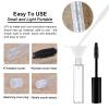 Debaishi 3 Pack 10ml Empty Mascara Tube Bottle with Eyelash Wand, Rubber Inserts, Funnels and Tubes, Cream Container Bottle with Funnels and Transfer Pipettes, for Castor Oil/Eyelash Growth Oil view 3