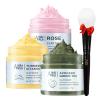 ANAI RUI 3 Pack Clay Mask Set Turmeric Vitamin C Clay Mask -Rose Facial Mask -Avocado Green Tea Mud Mask Smoothing, Hydration & Glow,Spa Gift Set, Valentines Day Gifts for Women/her 2.5 oz Each view 1