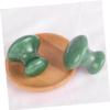 Uonlytech 1pc Gua Massage Tool Natural Mushroom Facial Scraping Roller for Relaxation and Skin Care Ergonomic Design for Face Neck Body and Hair Combing view 2
