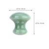 Uonlytech Ice Roller 2Pcs Facial Tools, Green Jade Quartz Massage Rollers Stones Scraping Massage Tool for Women Home Spa view 2