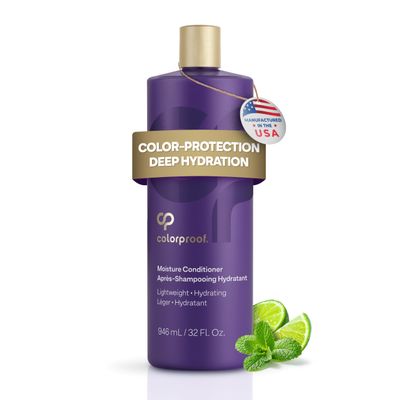Colorproof Moisture Hair Conditioner 32FL. Oz. Nourishing and Moisturizing Conditioner, Mojito Mint Scent