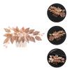 Beaupretty Wedding Bride Hair Comb Headpiece and Leaves Handmade Bridal Hair Accessory for Brides and Bridesmaids Elegant Design for Special Occasions view 3