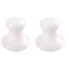 Uonlytech Spa Energy Round Jade Massage Mushroom Head Massager for Trigger Point Therapy Handheld Muscle Scraper Tool to Improve Circulation and Body Compact 3.1 Inch Size view 1