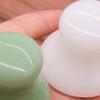 Uonlytech Spa Energy Round Jade Massage Mushroom Head Massager for Trigger Point Therapy Handheld Muscle Scraper Tool to Improve Circulation and Body Compact 3.1 Inch Size view 3