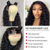 Deep Wave Lace Front Wigs Human Hair 13x4 Deep Wave Frontal Wig with Baby Hair 180% Density Deep Wave Wigs for Black Women Curly Lace Front Wig Human Hair Pre Plucked Hairline (Deep Wave Wig, 20 Inch) view 2
