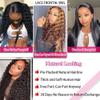 Deep Wave Lace Front Wigs Human Hair 13x4 Deep Wave Frontal Wig with Baby Hair 180% Density Deep Wave Wigs for Black Women Curly Lace Front Wig Human Hair Pre Plucked Hairline (Deep Wave Wig, 20 Inch) view 4