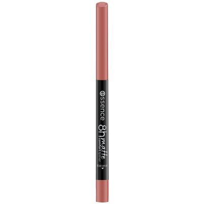 essence 8h MATTE Comfort Lip Pencil, Color 04 - Rosy Nude, made in Italy [italian import]