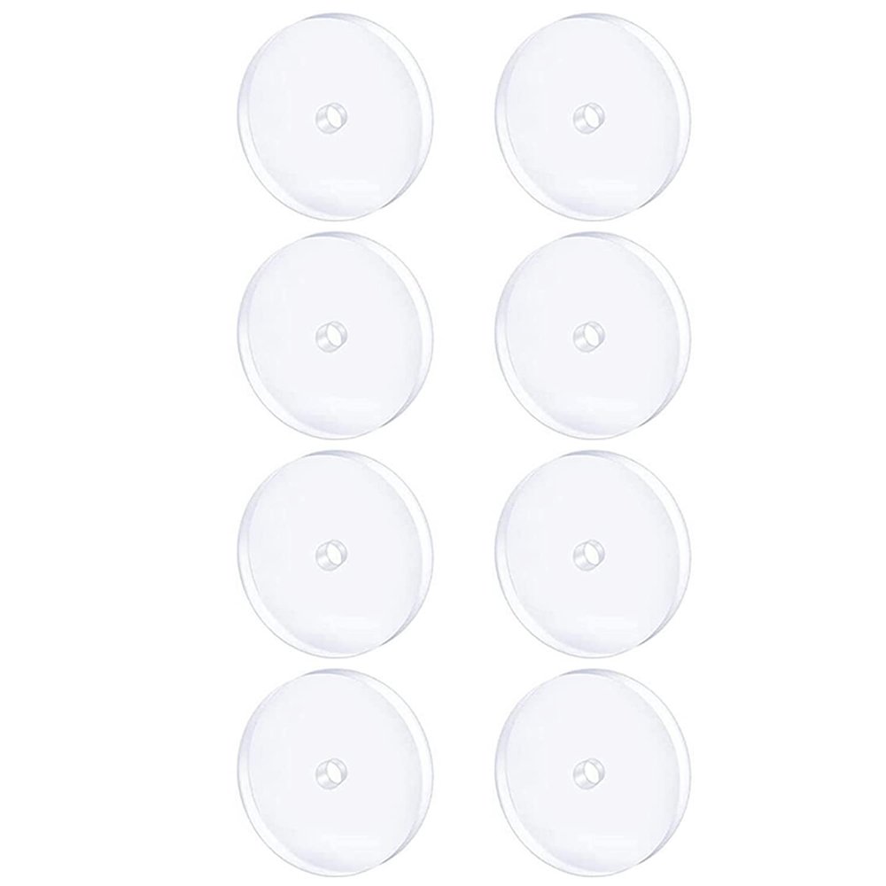 Bloomfall Clear Piercing Disc For Piercing Bump,Pressure Silicone Earrings For Keloids Healing Pads Belly Button Piercing Kit Nose Piercing Bump Treatment (9MM 8PCS)