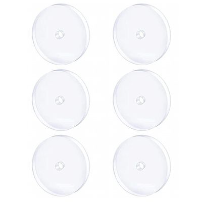 Bloomfall Clear Piercing Disc For Piercing Bump,Pressure Silicone Earrings For Keloids Healing Pads Belly Button Piercing Kit Nose Piercing Bump Treatment (9MM 6PCS)
