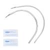 DJCIW 20PCS 14G 16G Curved Piercing Needles,Stainless Steel Disposable Precision Sterilized Curved Piercing Needle for Ear Tragus Helix Nose Belly Eyebrow Labret Piercing view 1