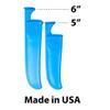 As Seen On Shark Tank - HairFin Haircut Tool Kit, Set of 2 Includes 5" and 6 Hair Cutting Guides - Made in USA view 2