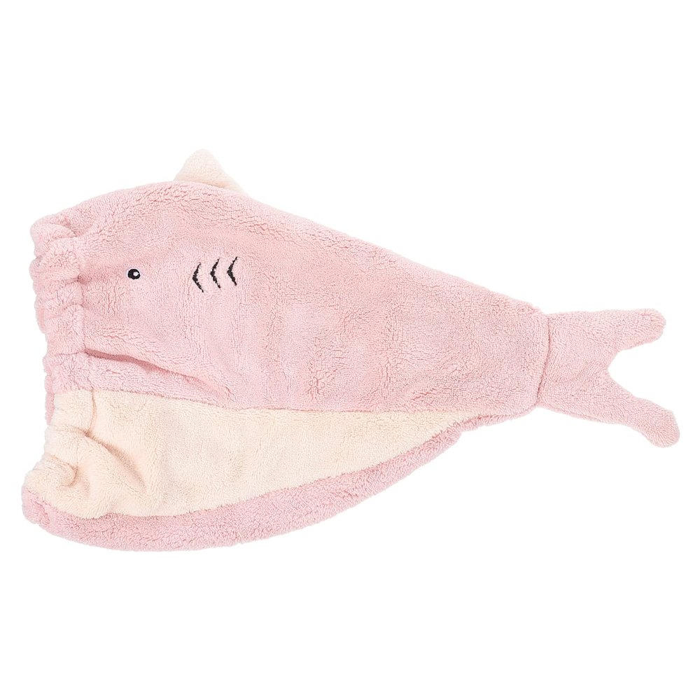 Beaupretty Cartoon Coral Fleece Hair Drying Hat for Boys and Girls Super Absorbent Hair Towel Wrap Quick-Dry Design Comfortable Elastic Band