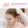 Beaupretty Cartoon Coral Fleece Hair Drying Hat for Boys and Girls Super Absorbent Hair Towel Wrap Quick-Dry Design Comfortable Elastic Band view 4