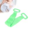 Back Scrubber with Handle, Double Sided Silicone Body Brush for Shower, Portable Exfoliating Back Cleaning Strap Back Scratcher Bath Shower Body Wash (Green) view 3