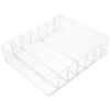 Beaupretty Transparent Acrylic Eyeshadow Organizer Compartment Makeup Holder for Efficient Cosmetic Storage for Vanity and Dressing Tables view 1