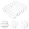 Beaupretty Transparent Acrylic Eyeshadow Organizer Compartment Makeup Holder for Efficient Cosmetic Storage for Vanity and Dressing Tables view 2