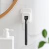 4pcs Paste Hook Bathroom Supplies Shower Shaver Hooks Bathing Hook Shower Razor Holder Rack Plastic Razor Holder Self Adhesive Shaver Hanger Razor Holder for Shower Wall view 3