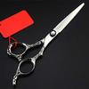 Professional Hair Cutting Shears, Professional japan 440c 6 inch hair scissors set cutting barber scissor thinning shears hairdressing scissors (Color : Set) view 3