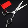 Professional Hair Cutting Shears, Professional japan 440c 6 inch hair scissors set cutting barber scissor thinning shears hairdressing scissors (Color : Set) view 4