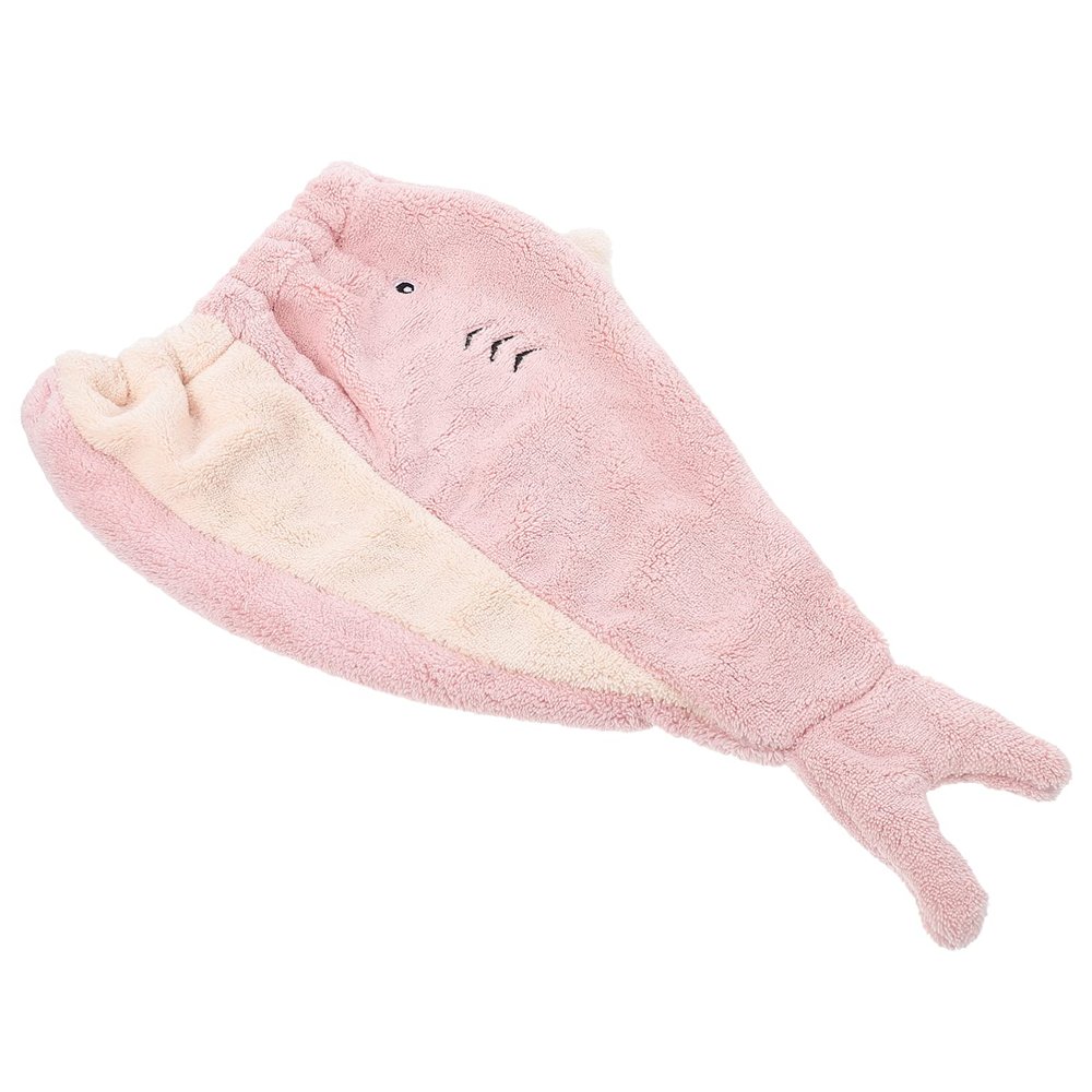 FOMIYES Lovely Coral Fleece Hair-Drying Hat for Girls Fast Drying Hair Towel Wrap Super Absorbent Bath Cap Elastic Design After Shower