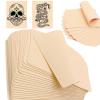 15pcs Tattoo Fake Skins - Yugui Practice Skin for Microblading Tattoo Training & Supplies (7.4"x5.6", 1.3mm Thick) Realistic Texture Beginner-Friendly Double Sides for Artists & Kits view 1