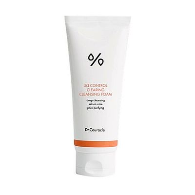 Dr.Ceuracle 5 Control Clearing Cleansing Foam | Deep Cleansing Sebum Care, Pore Purifying | A Special Foaming Cleanser For Dehydrated, Oily Skin That Cleanses Away Pore-Clogging Sebum and Innecessary Oil Without Tightness