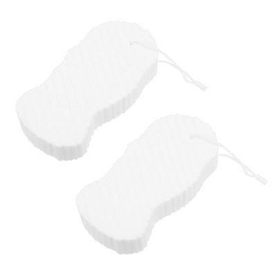 Beaupretty 2pcs Bath Sponges Gentle Exfoliating Shower Sponge for Soft and Safe Bathing Scrubber for Smooth Skin for Daily Bathing and Travel Use